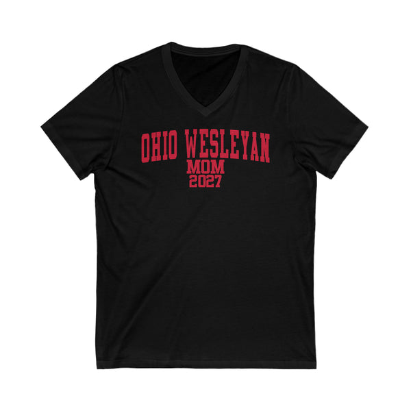 Ohio Wesleyan Class of 2027 MOM V-Neck Tee