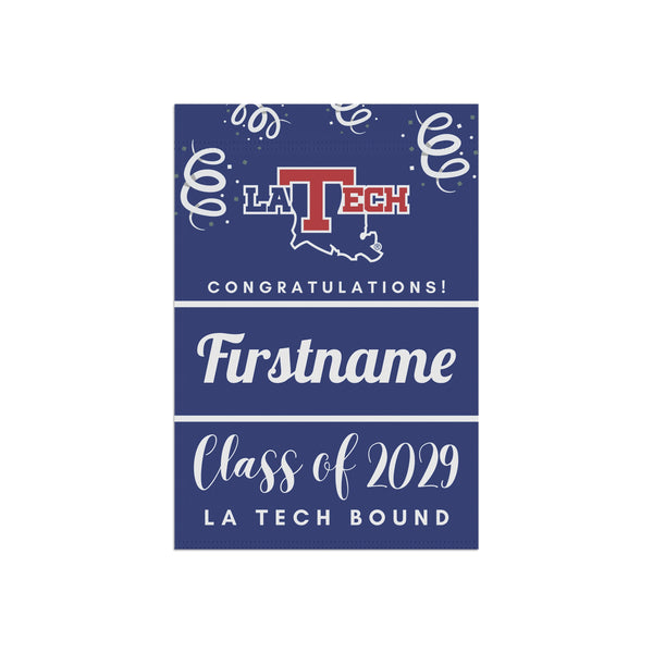 Personalized LA Tech 2029 Yard Flag