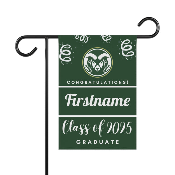 Personalized CSU 2025 Graduate Yard Flag