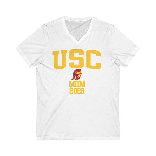 USC 2028 MOM V-Neck Tee