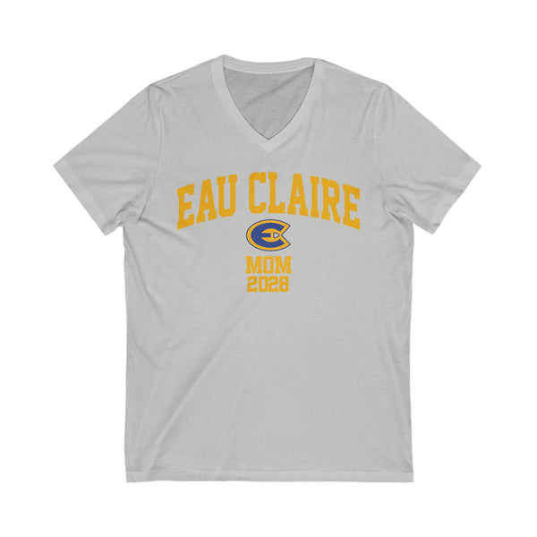 UWEC Class of 2028 MOM V-Neck Tee