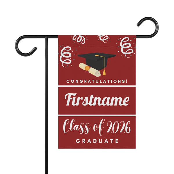 Personalized Graduate Yard Flag