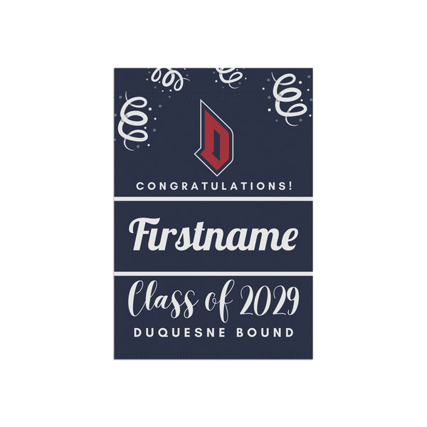 Personalized Duquesne 2029 Yard Flag