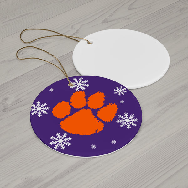 Clemson Ceramic Ornaments