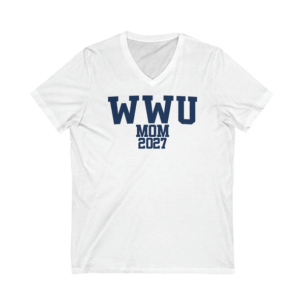 WWU Class of 2027 MOM V-Neck Tee