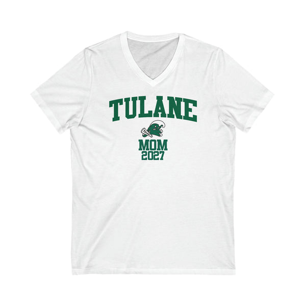 Tulane Class of 2027 MOM V-Neck Tee