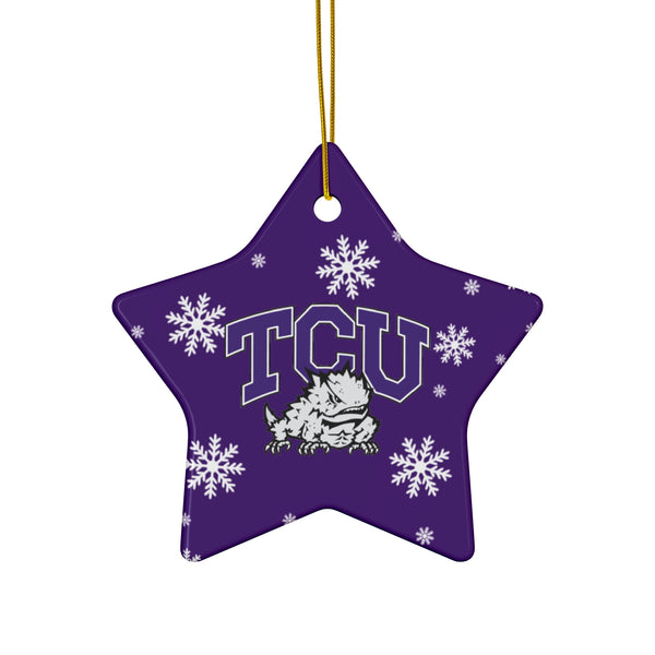 TCU Ceramic Ornaments