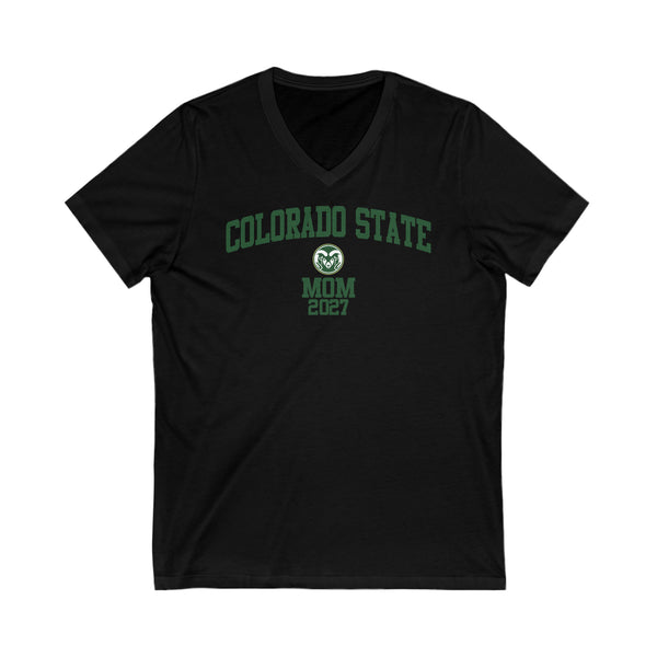 Colorado State Class of 2027 MOM V-Neck Tee
