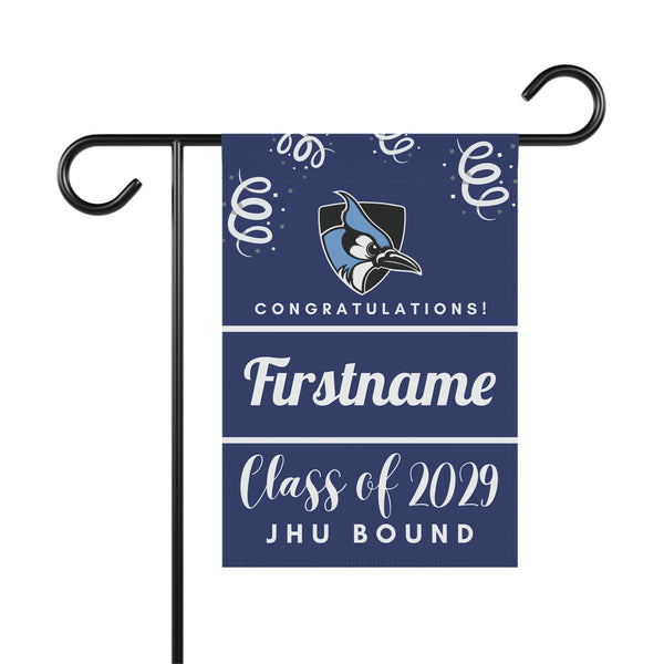 Personalized JHU 2029 Yard Flag