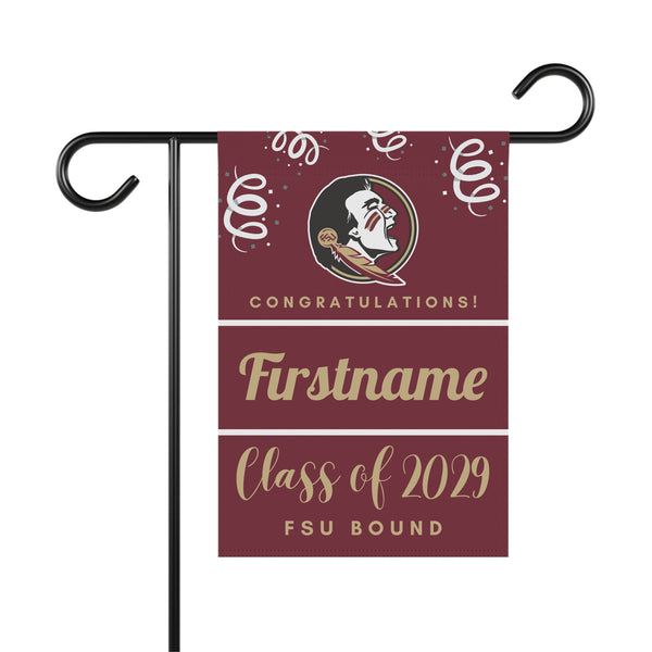 Personalized FSU 2029 Yard Flag