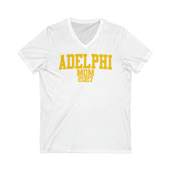 Adelphi Class of 2027 MOM V-Neck Tee