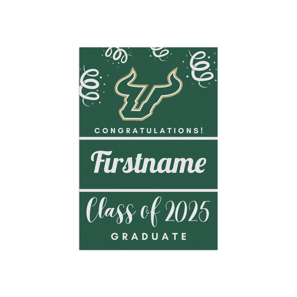 Personalized USF 2025 Graduate Yard Flag