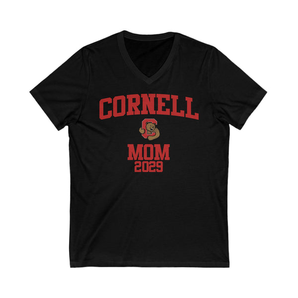 Cornell 2029 MOM V-Neck Tee