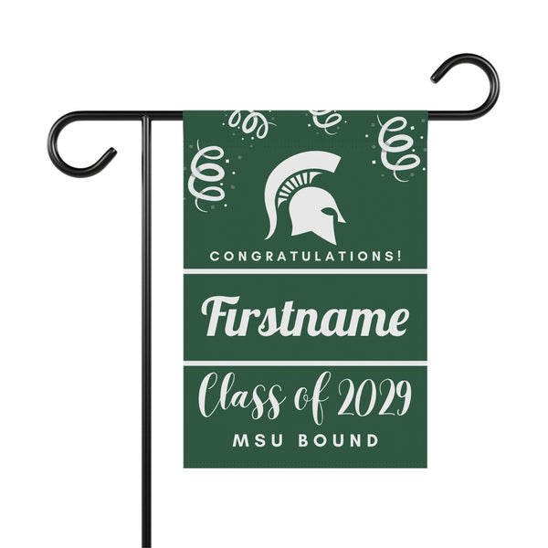 Personalized MSU 2029 Yard Flag