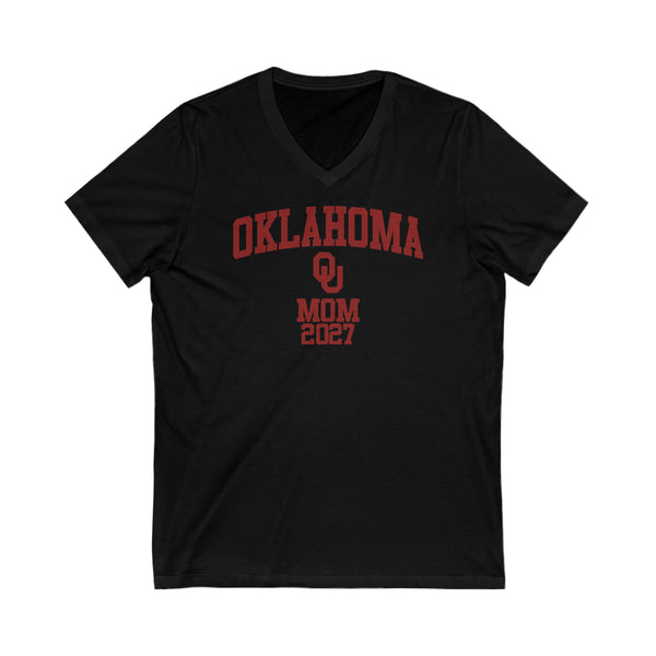 Oklahoma Class of 2027 MOM V-Neck Tee