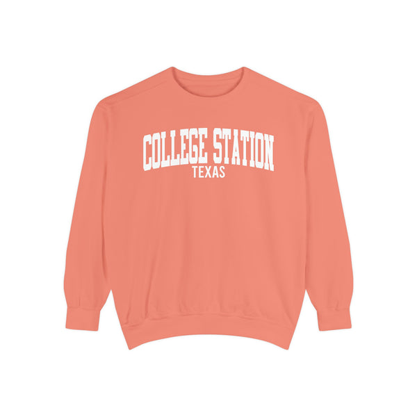 College Station Texas Comfort Colors Sweatshirt