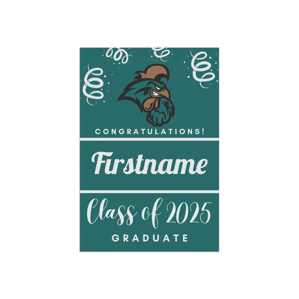 Personalized CCU 2025 Graduate Yard Flag