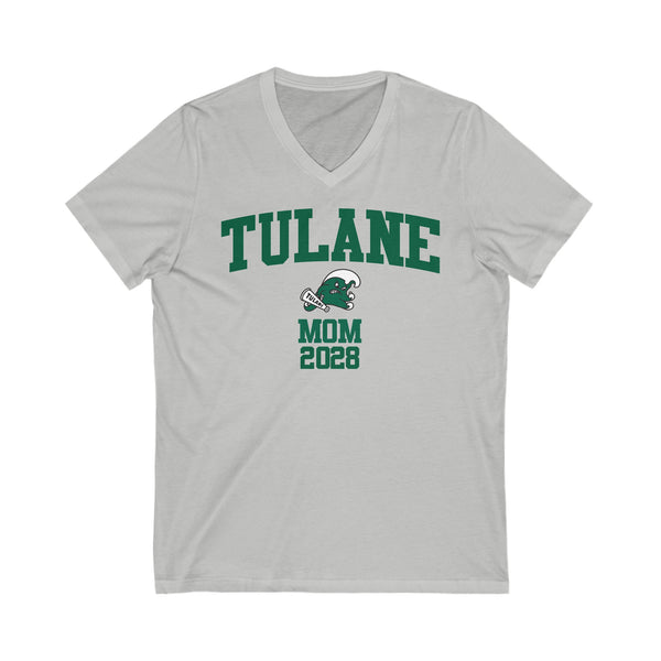 Tulane Class of 2028 MOM V-Neck Tee