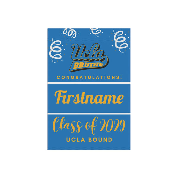 Personalized UCLA 2029 Yard Flag