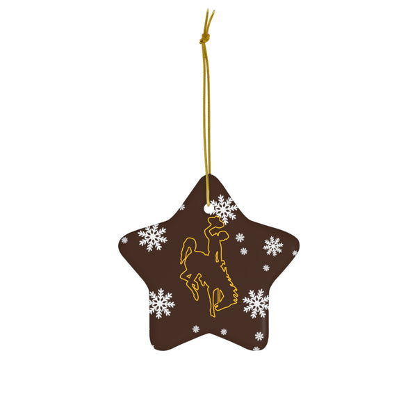 Wyoming Ceramic Ornaments