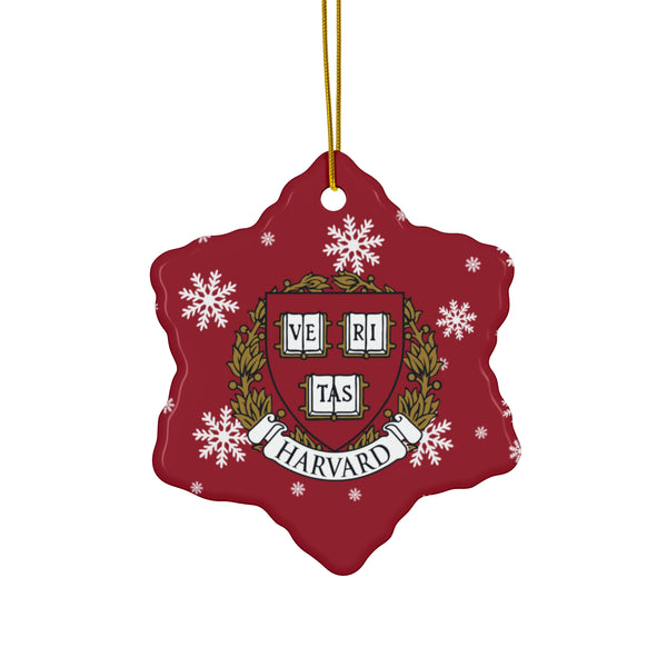 Harvard Ceramic Ornaments