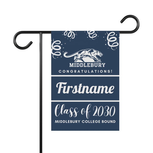 Personalized Middleburry 2030 Yard Flag
