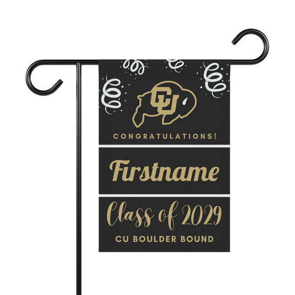 Personalized CU Boulder 2029 Yard Flag