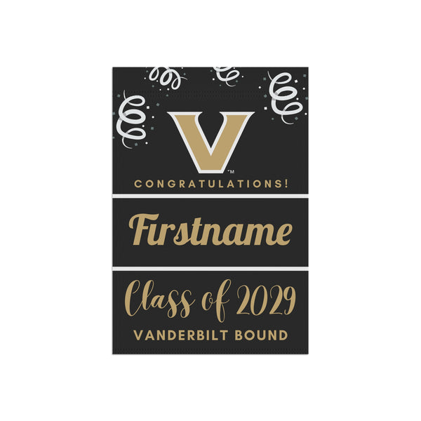 Personalized Vanderbilt 2029 Yard Flag