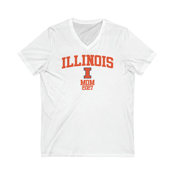 UIUC Class of 2027 MOM V-Neck Tee