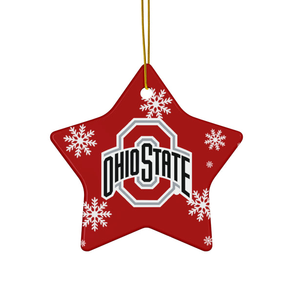Ohio State Ceramic Ornaments