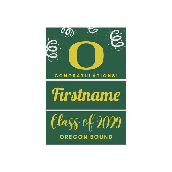 Personalized Oregon 2029 Yard Flag