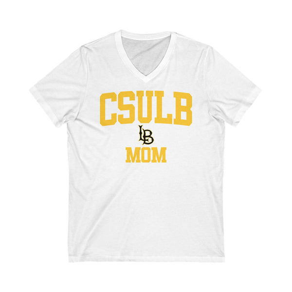 CSULB MOM V-Neck Tee