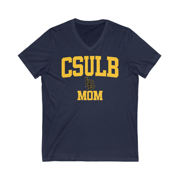 CSULB MOM V-Neck Tee