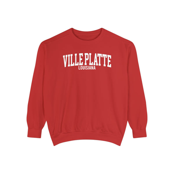 Ville Platte Louisiana Comfort Colors Sweatshirt