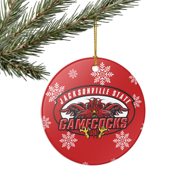Jacksonville State Ceramic Ornaments