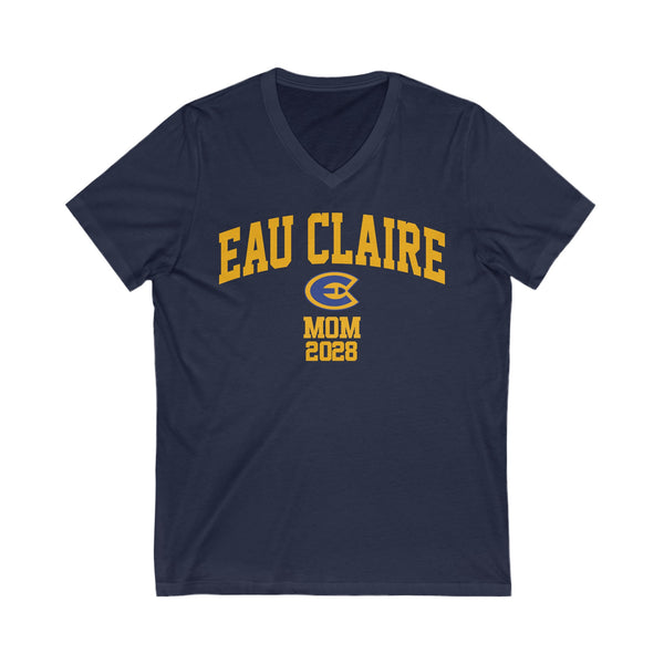 UWEC Class of 2028 MOM V-Neck Tee