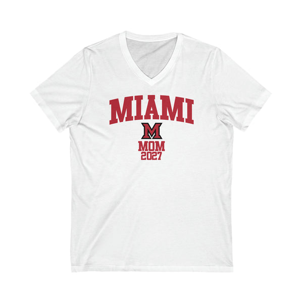 Miami University Class of 2027 MOM V-Neck Tee