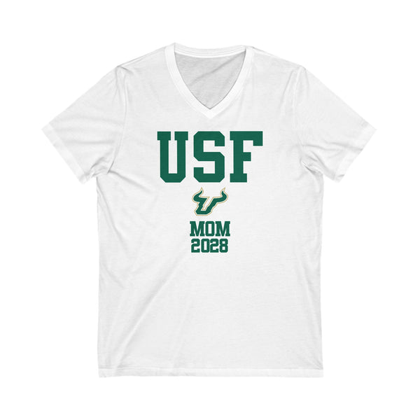 USF Class of 2028 MOM V-Neck Tee