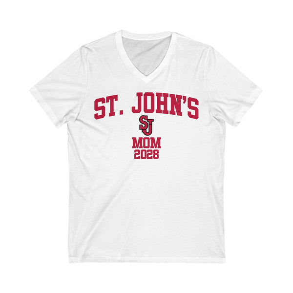 St. John's Class of 2028 - MOM V-Neck Tee