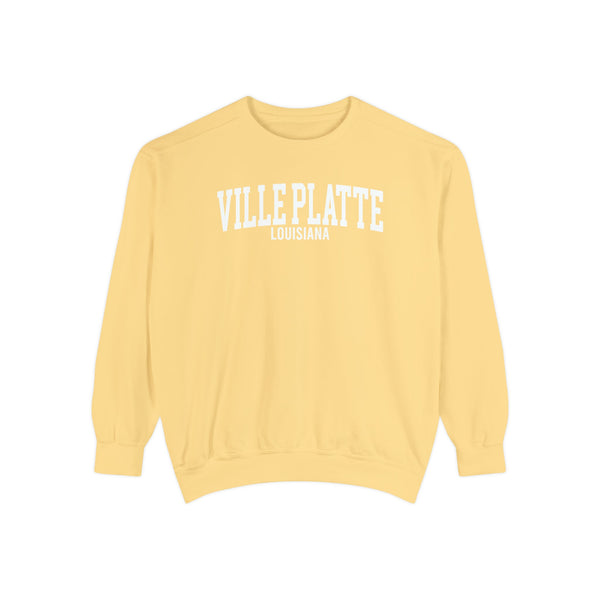Ville Platte Louisiana Comfort Colors Sweatshirt