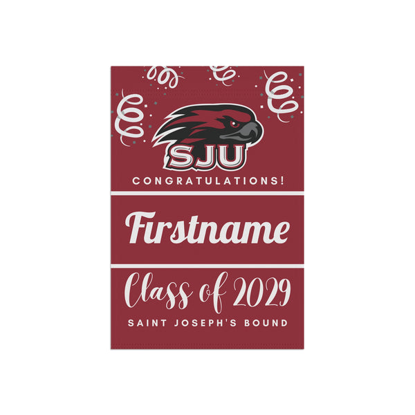 Personalized SJU 2029 Yard Flag