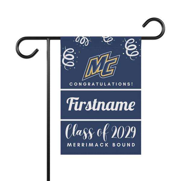 Personalized Merrimack 2029 Yard Flag