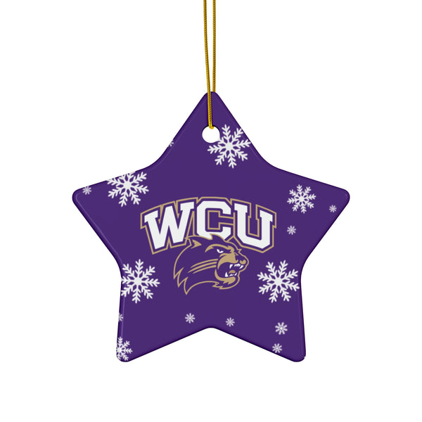 WCU Ceramic Ornaments