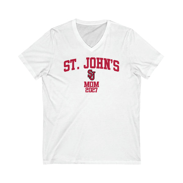 St. John's Class of 2027 MOM V-Neck Tee