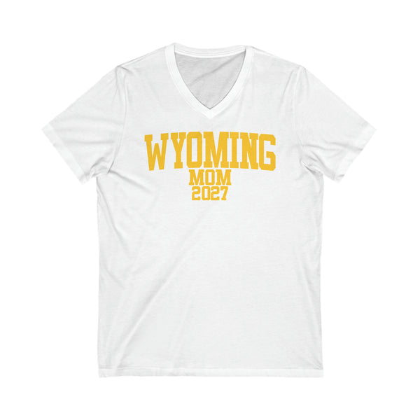 Wyoming Class of 2027 MOM V-Neck Tee
