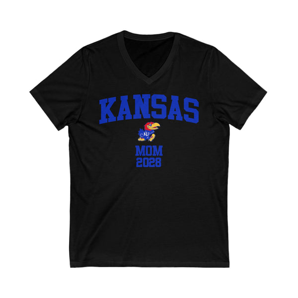 KU Class of 2028 MOM V-Neck Tee