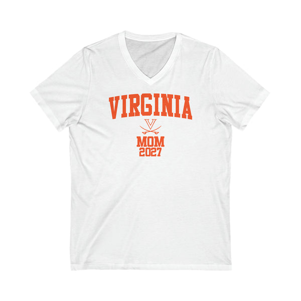 UVA Class of 2027 MOM V-Neck Tee