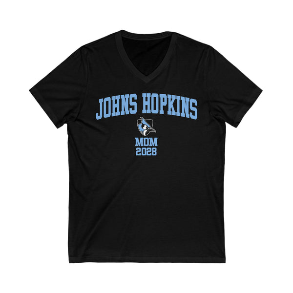 JHU Class of 2028 MOM V-Neck Tee