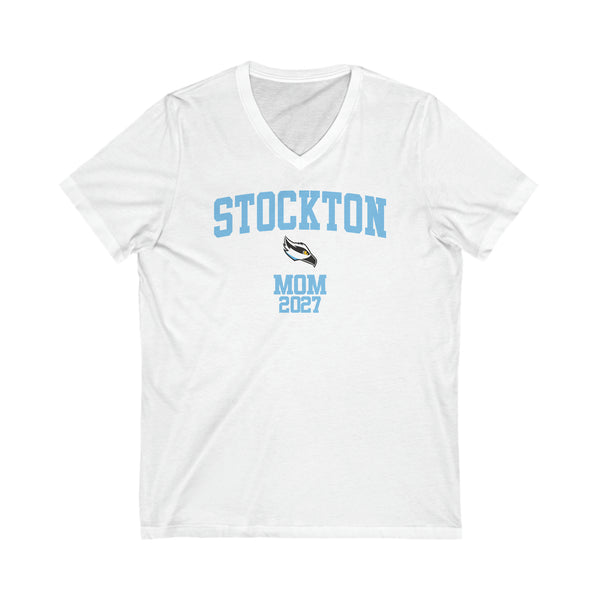 Stockton Class of 2027 MOM V-Neck Tee