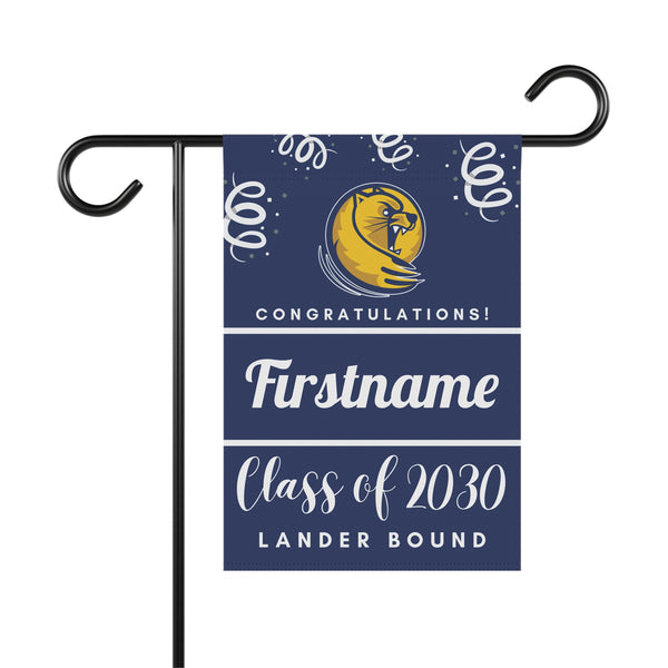 Personalized Lander 2030 Yard Flag